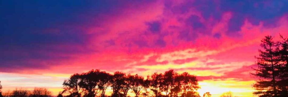 Sunset over Kauri Point