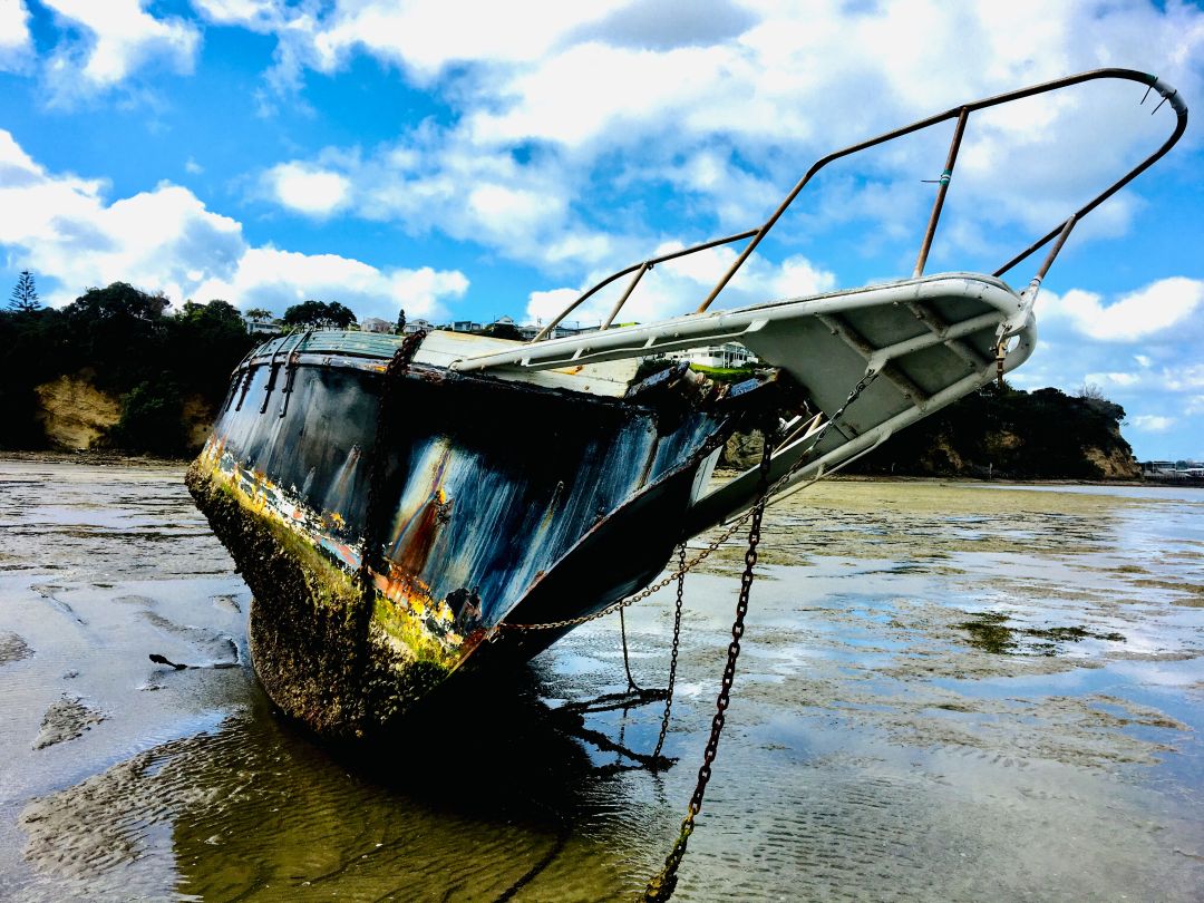 Ghost Yacht by Mike Henderson